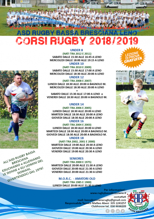 CORSI RUGBY